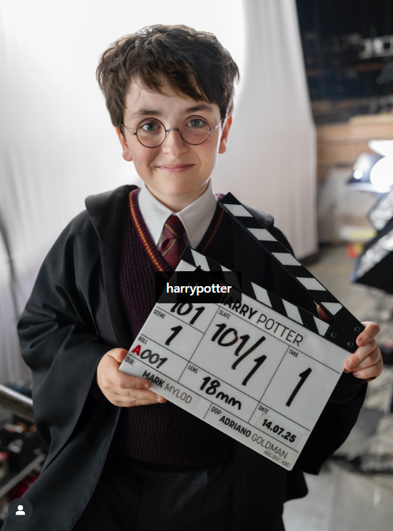 Une première photo pour la série Harry Potter.